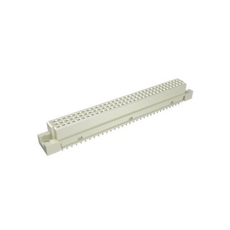 Fci Board Euro Connector, 96 Contact(S), 3 Row(S), Female, Straight, Solder Terminal, Receptacle 86093968114765E1LF